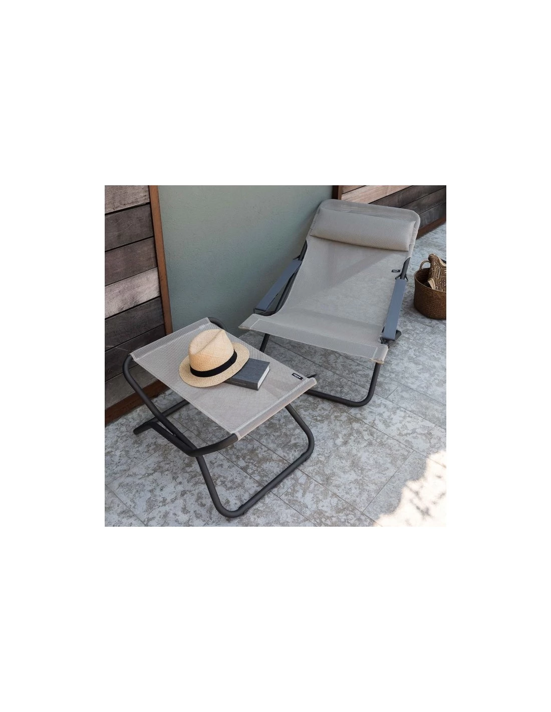 Lafuma Transat Chilienne Transabed Batyline Iso Seigle – Image 2