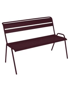 Banc De Jardin Monceau 2/3 Places En Métal Empilable - Citron Givré