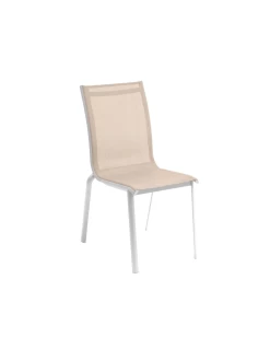 Chaise Empilable Axant Lin / Blanc