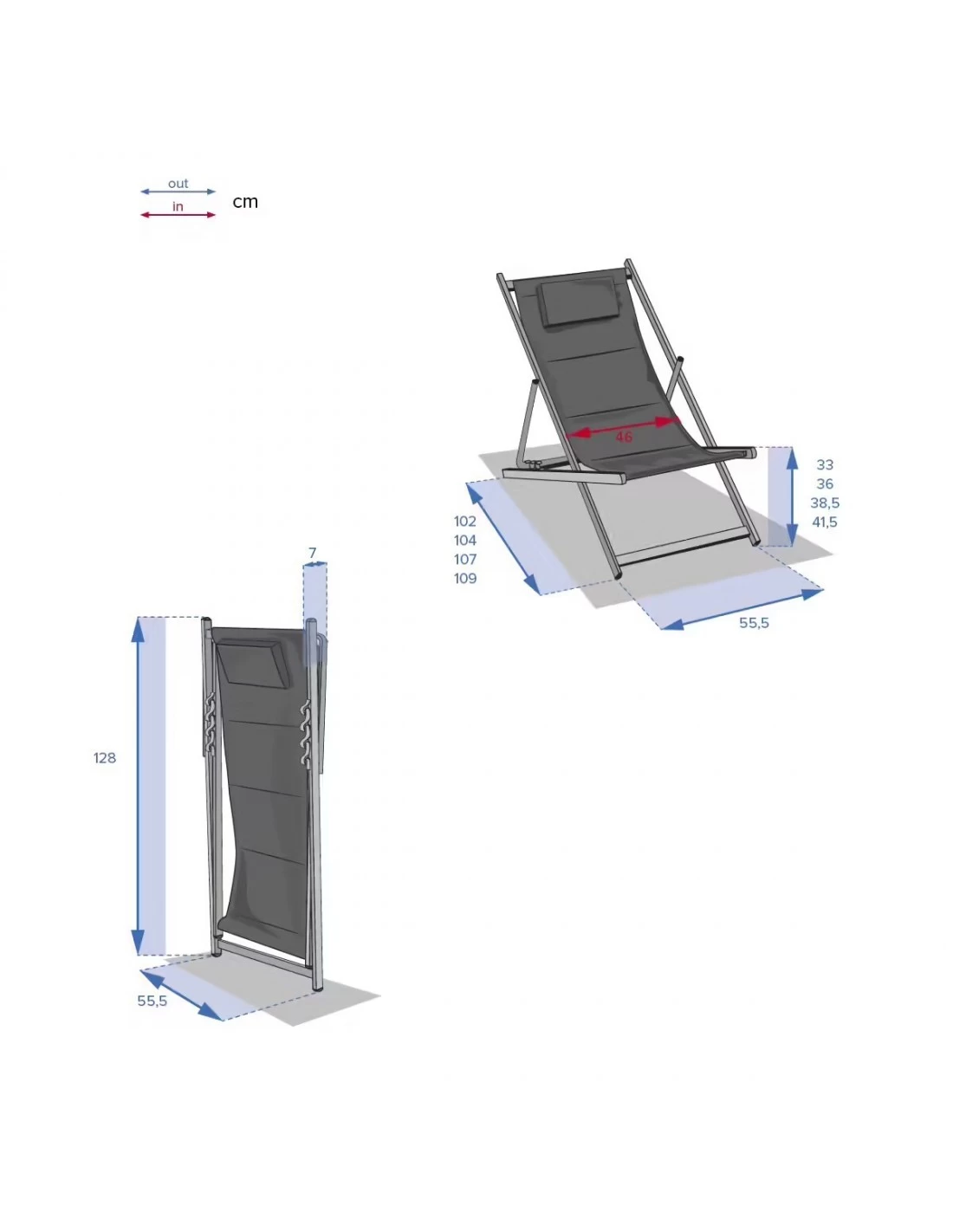 Chilienne De Jardin Honolulu - 4 Positions - Bordeaux – Image 7