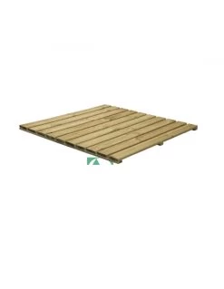 Dalle En Bois 100 X 100 X 3.6 Cm