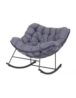 Fauteuil à Bascule Royal Rocking Gris