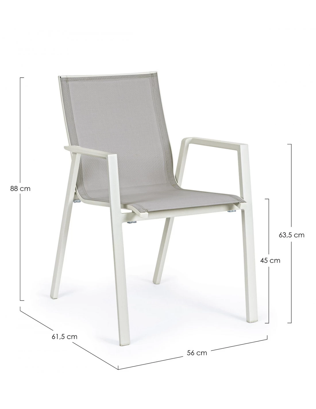 Fauteuil De Jardin Krion Gris Lunar – Image 7