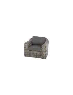 Fauteuil De Jardin Mooréa - Aluminium Et Résine Tressée