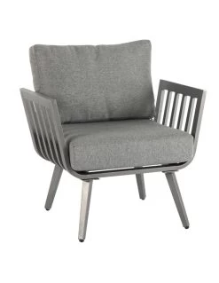 Fauteuil De Jardin Paradize - Aluminium Graphite - Hespéride