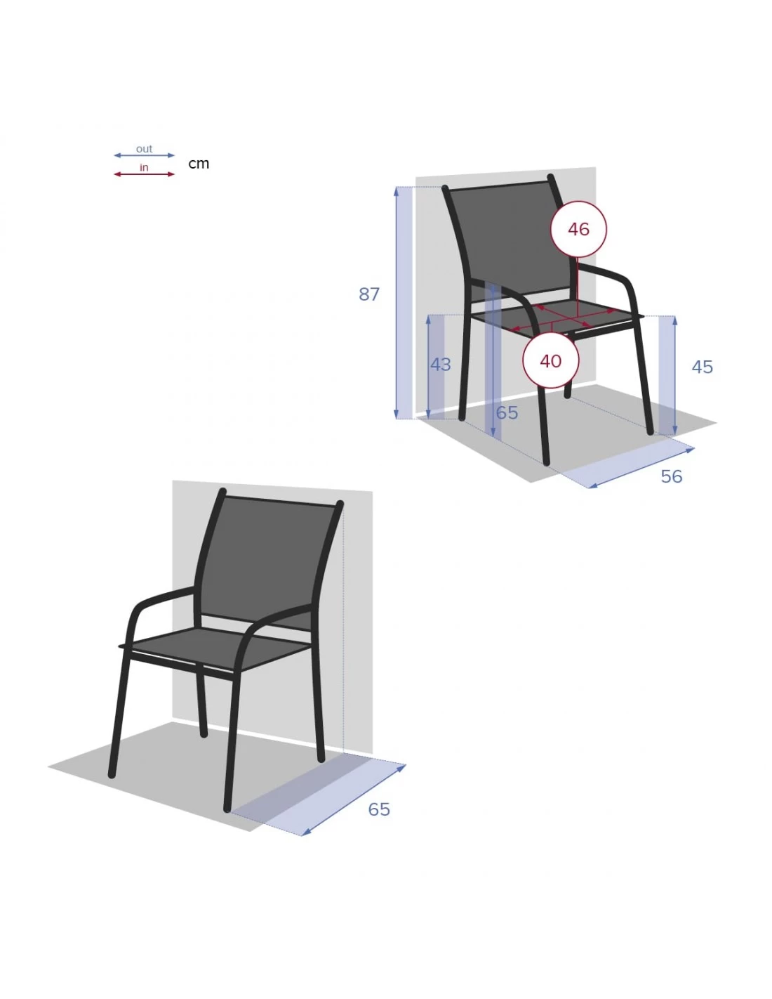 Fauteuil De Jardin Piazza - Aluminium Tonka - Lin / Tonka – Image 2