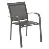 Fauteuil Empilable Essentia - Aluminium Graphite Anthracite