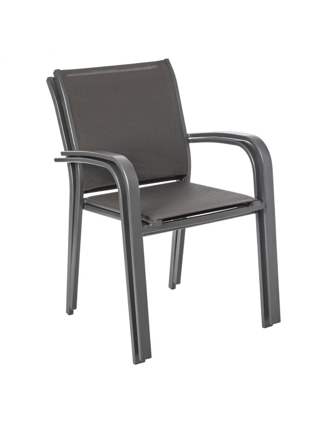 Fauteuil Empilable Essentia - Aluminium Graphite Anthracite – Image 3