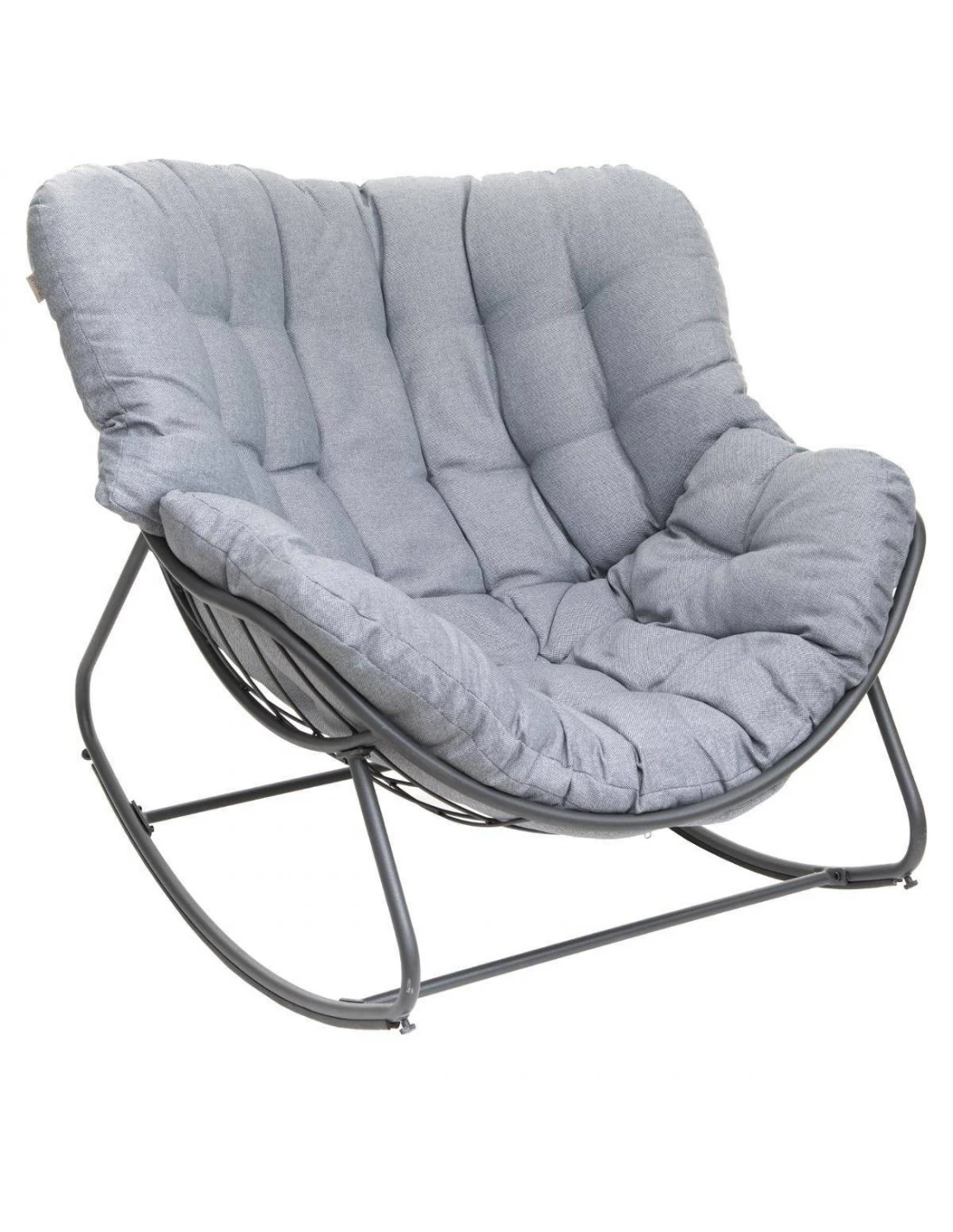 Fauteuil œuf à Bascule PAOPAO - Roche Et Graphite – Image 2