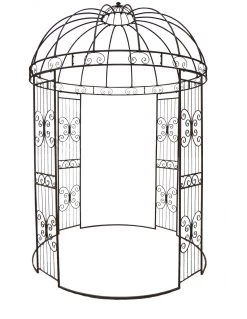 Gloriette En Fer Forgé ø 2 M