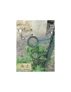 Lot De 6 Attaches Pour Tuteur à Tomate MIKADO 180 Cm - Vert
