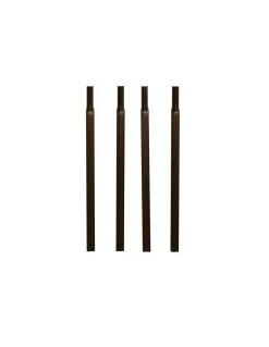 Pack De 4 Tubes à Enfoncer Pour Sol Meuble Et Pieds Carrés De 20x20 Mm