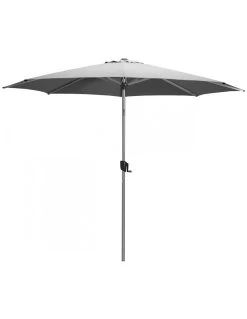 Parasol 300 Alu Anodisé Auto Inclinable Gris Chiné Clair