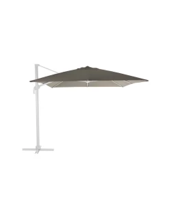 Parasol Déporté Eléa L.3 X P.4 M - Aluminium Et Toile Oléfine - Noisette