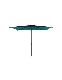 Parasol Droit Loompa Rectangulaire 2 X 3 M Ă Manivelle - Bleu Canard