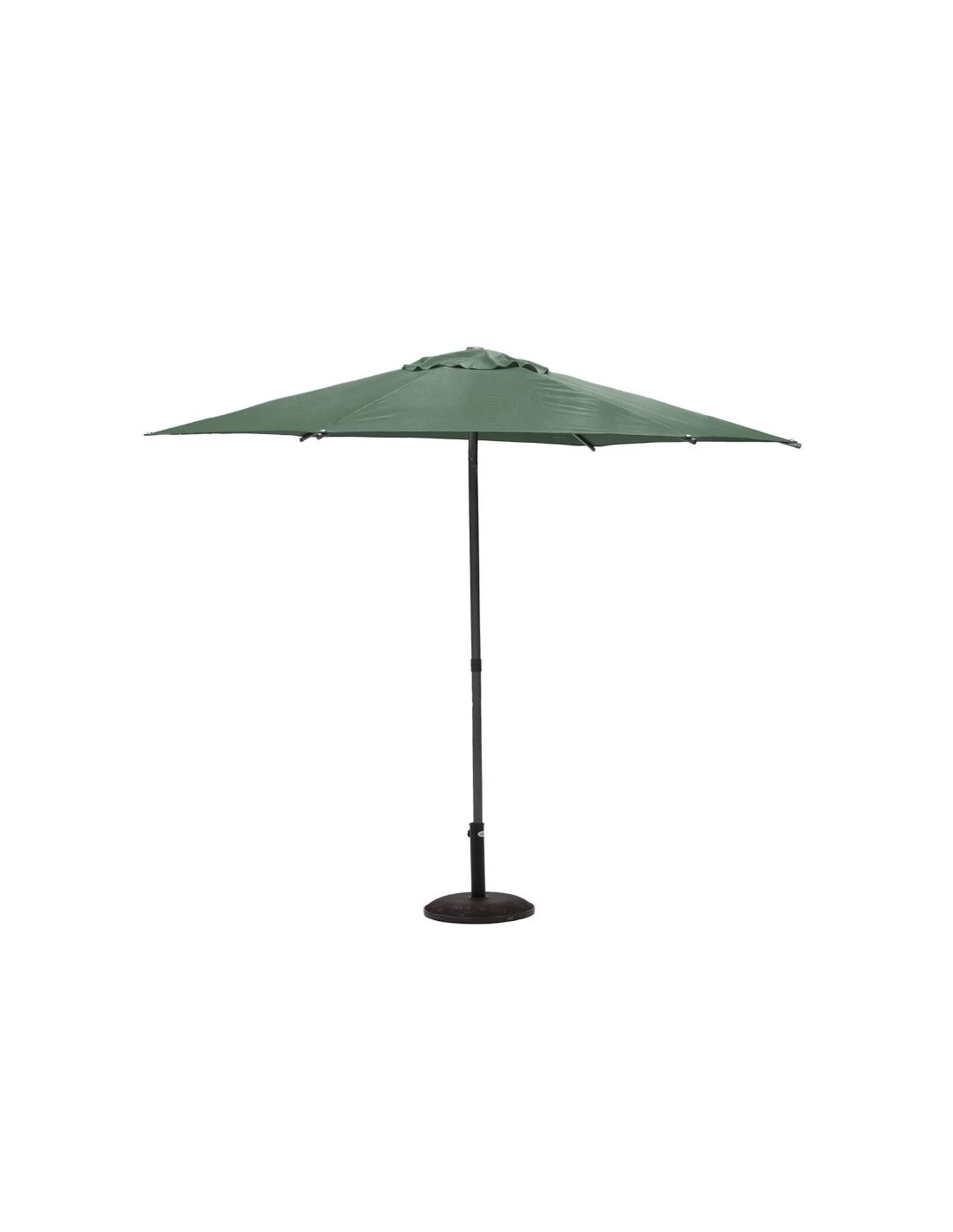 Parasol Droit Rond Soya Ø2.7m - Acier Et Polyester - Olive