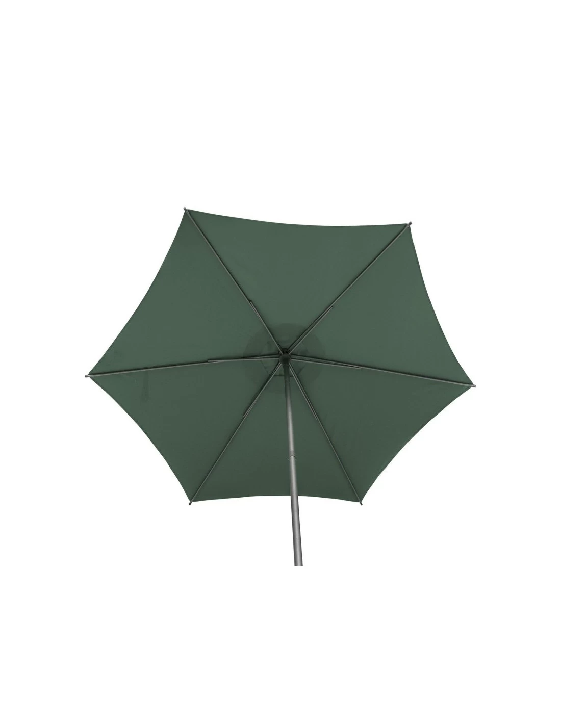 Parasol Droit Rond Soya Ø2.7m - Acier Et Polyester - Olive – Image 3