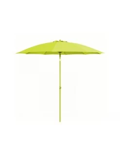 Parasol Rond 270/ 10 Baleines Fibre De Verre Coloris Au Choix - Lemon
