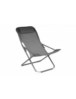 Relax De Jardin Pliant Easy - Graphite / Gris