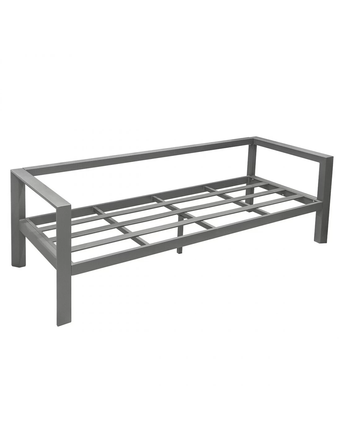 Salon De Jardin 5 Places Evasion - Aluminium Et Coussins Polyester - Graphite – Image 4