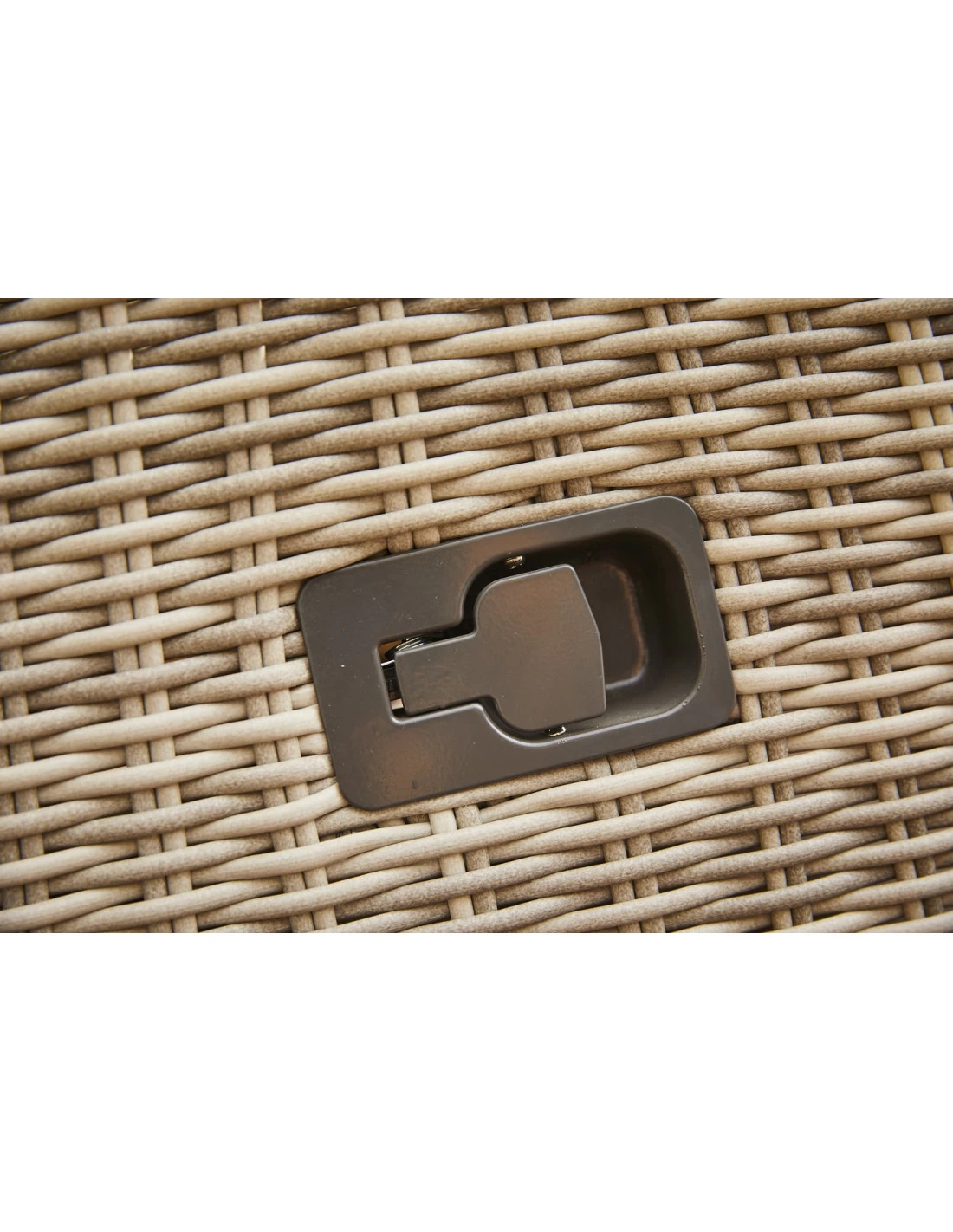 Salon De Jardin Verando 4 Personnes - Aluminium Et Résine - Beige/taupe – Image 2