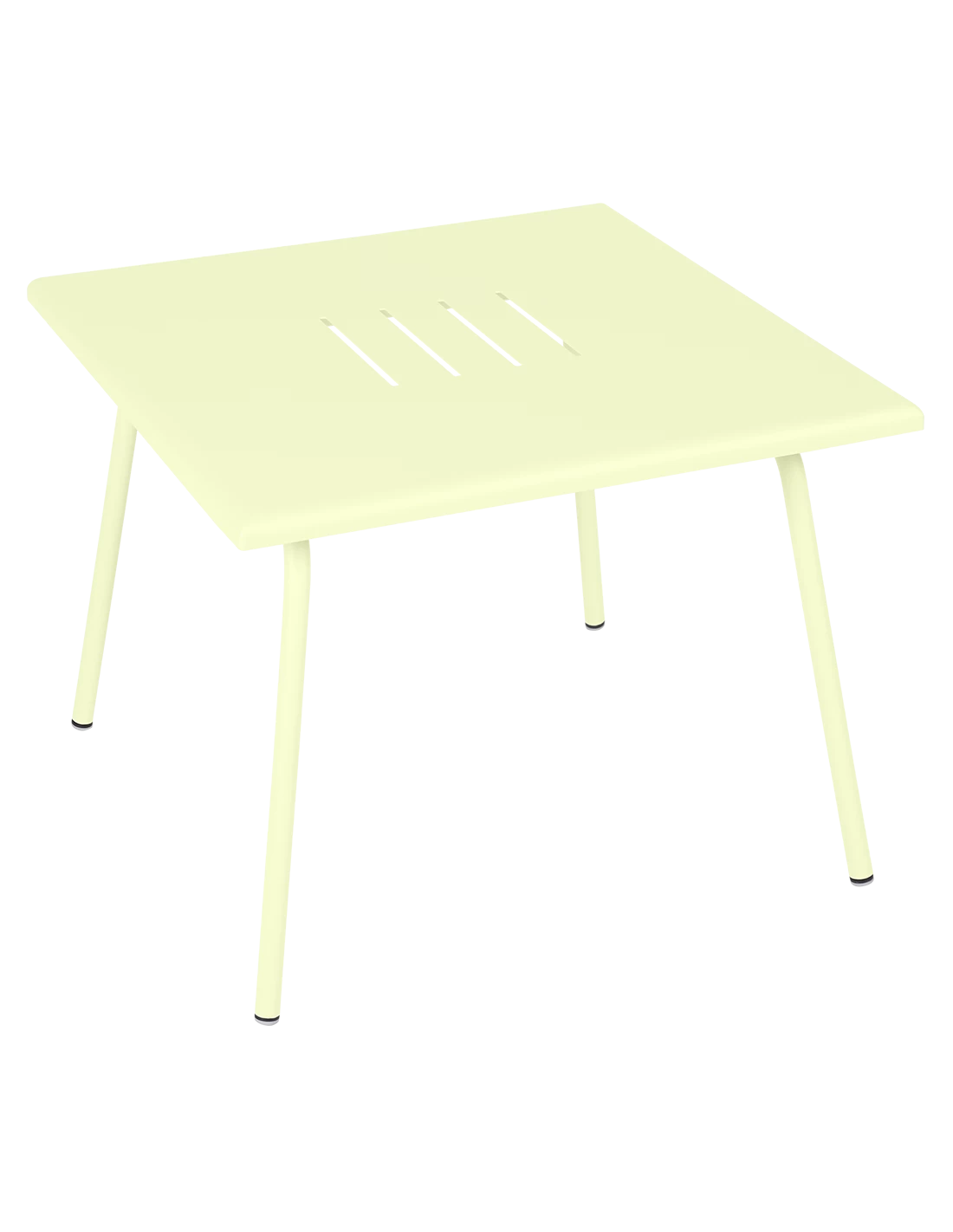 Table Basse De Jardin Monceau Métal Carrée 57 X 57 Cm - Citron Givré