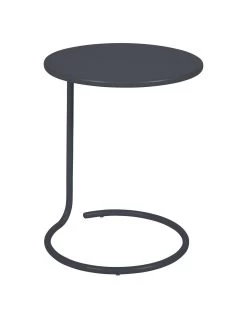 Table Basse Déportée Coolside Ø42 Cm Métal - Acier - Carbone