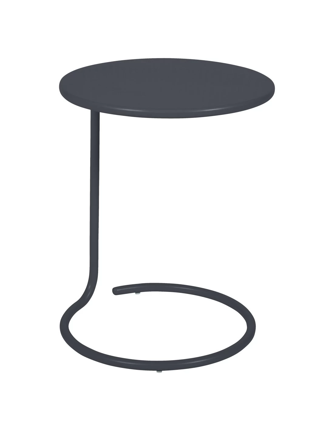 Table Basse Déportée Coolside Ø42 Cm Métal - Acier - Carbone