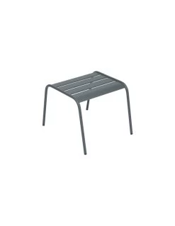 Repose-pieds Monceau Métal Empilable - Gris Orage