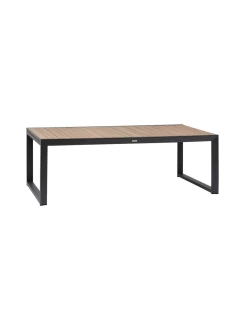 Table Corvo Extensible 12 Places - Acacia/Aluminium