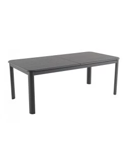 Table De Jardin ATHENA Extensible En Aluminium à Lattes Graphite