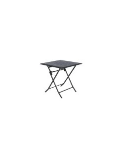 Table De Jardin Azua Pliante Carrée 2 Places - Aluminium - Graphite