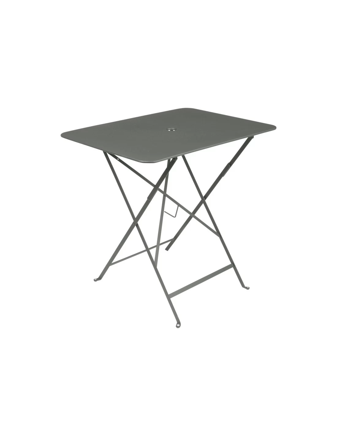 Table De Jardin Bistro 77 X 57 Cm - Métal Pliante Rectangle - Menthe Glaciale