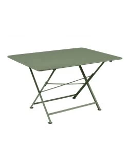 Table De Jardin Cargo 128x90 Cm En Métal Rectangle Pliante - Cactus