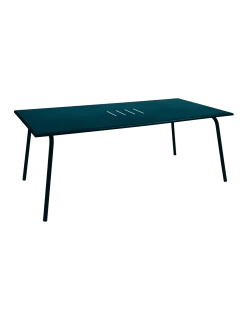 Table De Jardin Monceau 194 X 94 CM - 8 Personnes - Bleu Acapulco