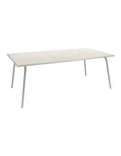 Table De Jardin Monceau 194 X 94 CM - 8 Personnes - Gris Argile