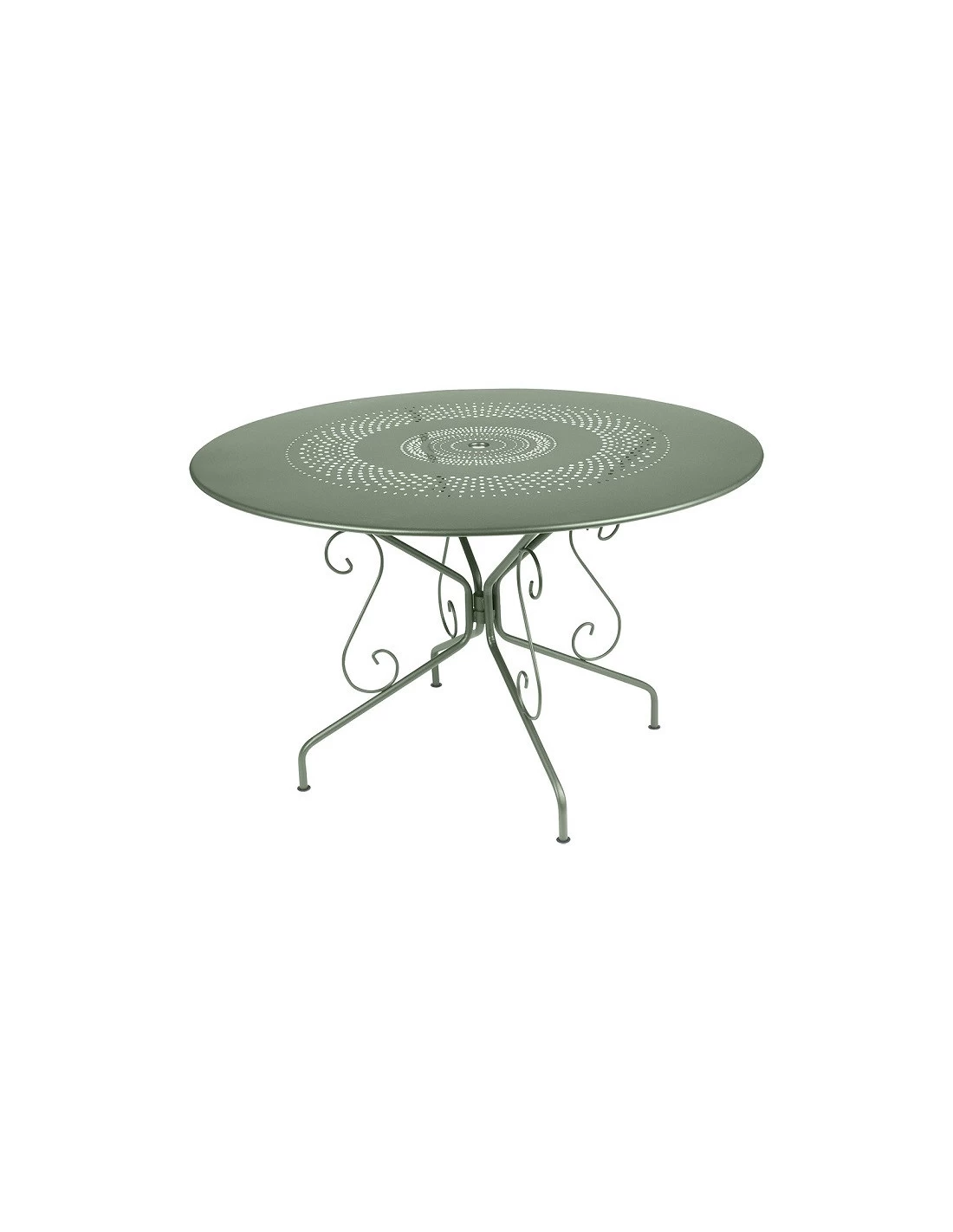 Table De Jardin Montmartre D.117 Cm - Métal Ronde - Cactus