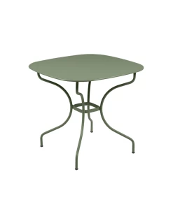 Table De Jardin Opéra Carronde Carrée 82 X 82 Cm - Acier - Cactus