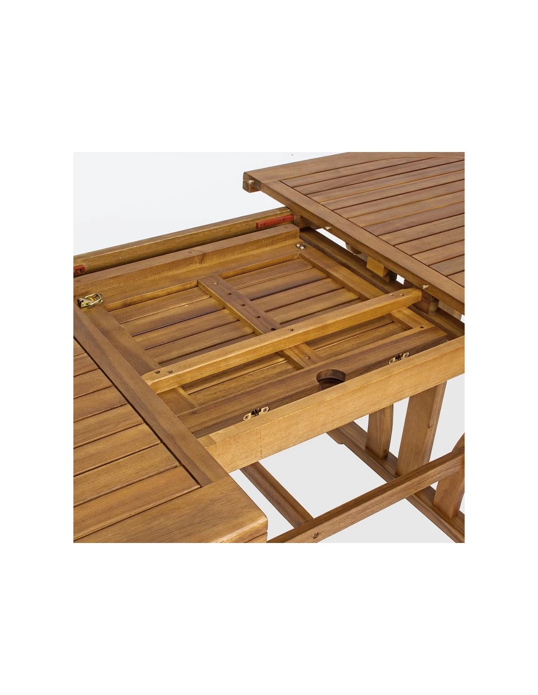 Table Ovale Extensible Acacia Noémi 150/200 X 90 Cm – Image 2