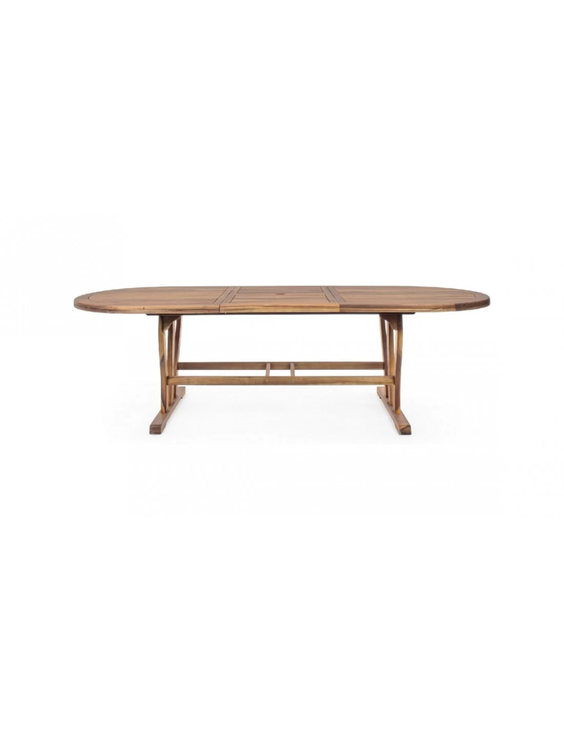 Table Ovale Extensible Acacia Noémi 180/240 X 100cm – Image 2