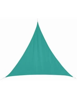 Voile D'ombrage Curacao Triangulaire 3 X 3 X 3 M - Polyester - Emeraude