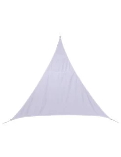 Voile D'ombrage Curacao Triangulaire 4 X 4 X 4 M - Blanc