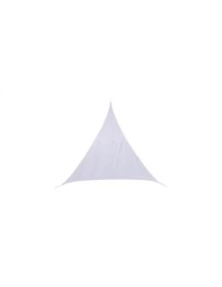 Voile D'ombrage Curacao Triangulaire 5 X 5 X 5 M - Blanc
